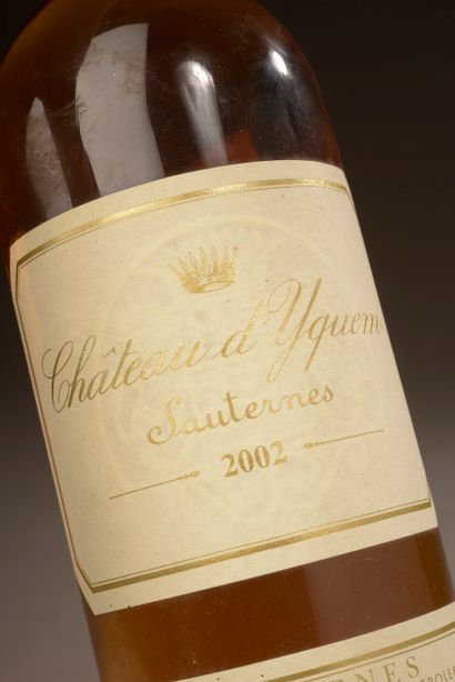 null 1 bouteille Château D'YQUEM, 1° cru supérieur Sauternes 2002 (els)
