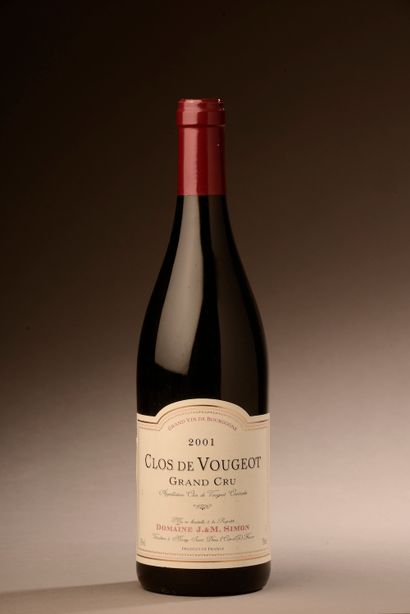 1 bouteille CLOS VOUGEOT, JM Simon 2001
