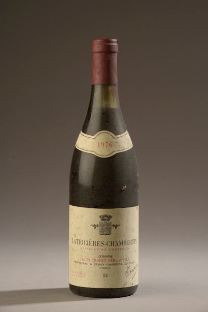 null 1 bouteille LATRICIÈRES-CHAMBERTIN, L. Trapet 1976 (es, elt)