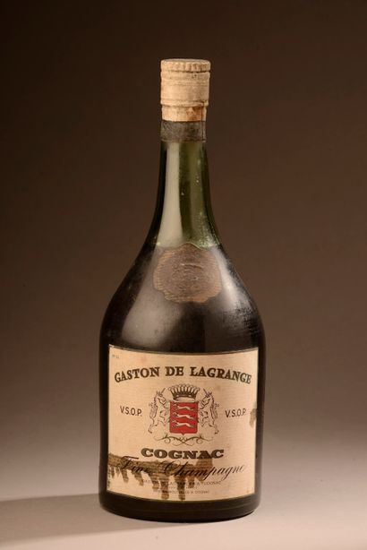  1 magnum COGNAC "Fine Champagne", G. de Lagrange VSOP (and, LB)