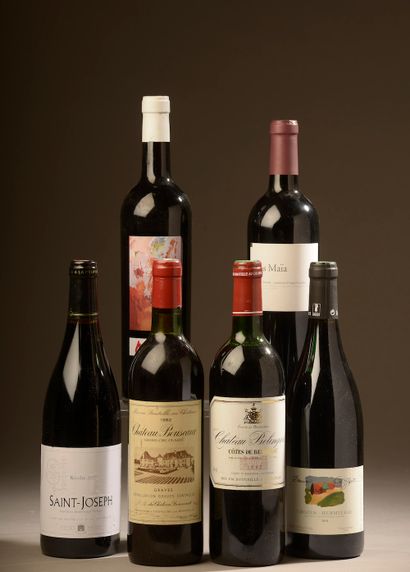 null 6 bottles MISCELLANEOUS WINES (Crozes 2014 Tardy, St-Joseph Cave de St-désirat...