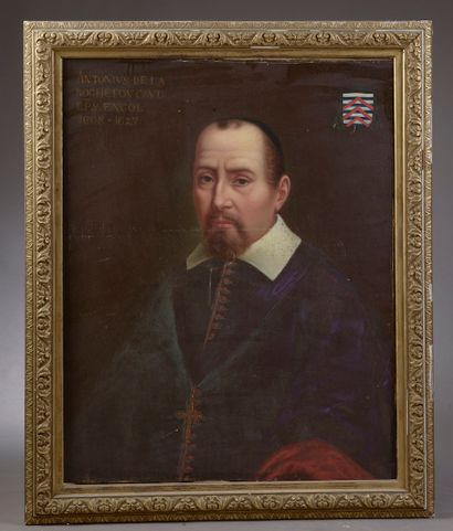 null École française du XIXe siècle.

Portrait d'Antoine de La Rochefoucauld (1608-1627).

Huile...