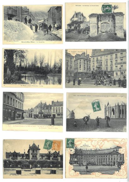ABOUT 308 POSTCARDS FROM FRENCH REGIONS :...
