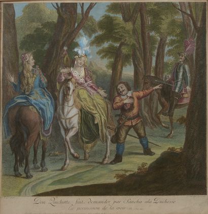 null Gravé par Louis SURUGUE (1686-1762), d'après Charles-Antoine COYPEL (1694-1762).

Histoire...