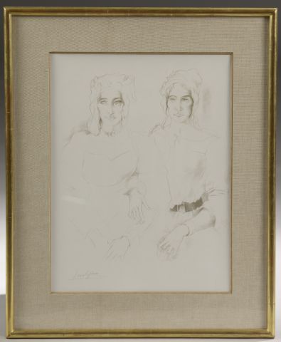 null 
Jean PEYRISSAC (Cahors, 1895 - Paris, 1974). 




Deux femmes à la coiffe,...