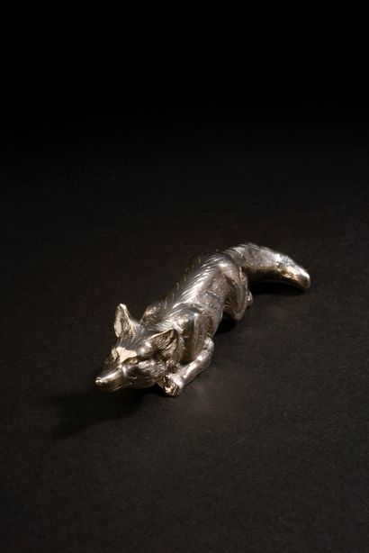 Small silver fox, the coat finely engraved.

Probably...