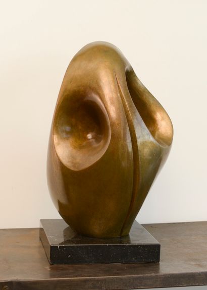 null Sabine MORVAN-BINDSCHEDLER (20th century). 

 Virgin and Child.

Bronze with...
