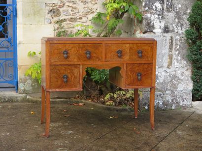 Part of a dressing table forming a console,...