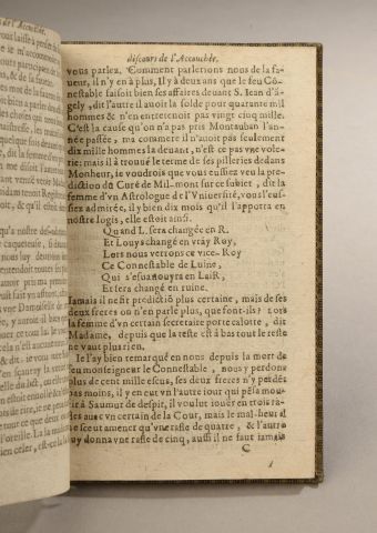 null [ANONYMOUS] Les caquets de l'accouchée, s.l, s.d, 1623.

In-12. Rare one-volume...