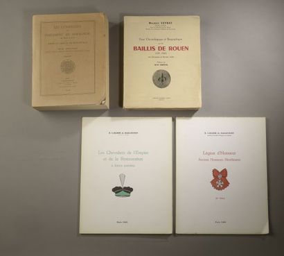 null Ensemble de 3 volumes comprenant :



- FRONDEVILLE (Henri et Odette). Les conseillers...