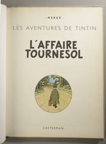 null HERGÉ. The Adventures of Tintin - The Tournesol Affair. Casterman, 1959.

Album...