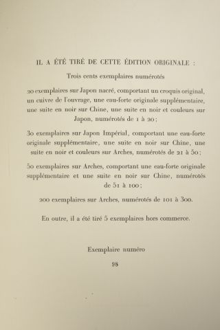 null [COLLECTIF] VINS, FLEURS et FLAMMES. Paris, Bernard Klein, 1952.

In folio,...