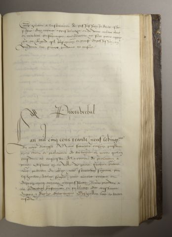 null [COUTUMES / MANUSCRIT] « Coustumes generalles des pays et duche de bretaigne...