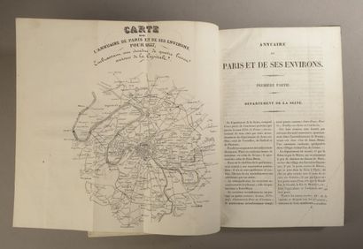 null LEBLANC DE FERRIERE. Paris et ses environs. Paris, Librairie universelle, 1844.

In-8,...