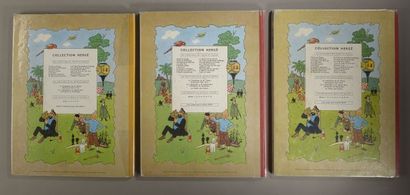 null HERGÉ. Les Aventures de Tintin.

Ensemble de 3 volumes comprenant :



HERGÉ....