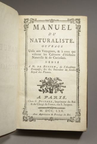 null [DUCHESNE (Henri-Gabriel) - MACQUER (Pierre-Joseph)] Manuel du naturaliste....