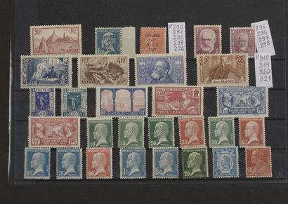 null Stamps : 

France semi-modern on plate + Belgium + letters and miscellaneous

An...
