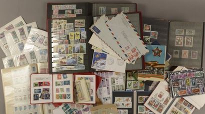 null Stamps : Bulk of the world from 1960 to 1980, Switzerland, Israel, USSR, China...