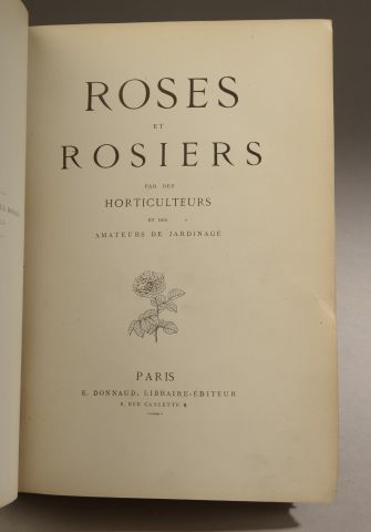 null [ANONYME] Roses et rosiers par des horticulteurs et des amateurs de jardinage....