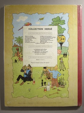 null HERGÉ. The Adventures of Tintin - Tintin in America. Casterman, 1957.



Album...