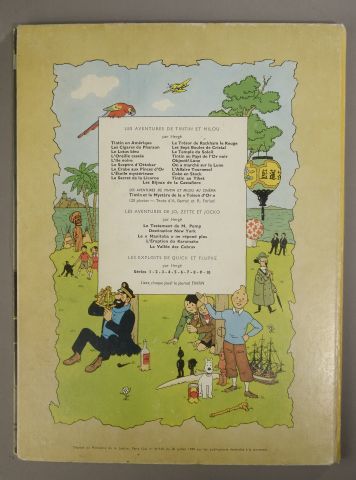 null HERGÉ. Les Aventures de Tintin - Les Bijoux de la Castafiore. Casterman,1963.

Album...