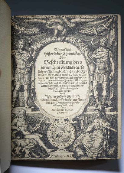 null 
GOTTLIEB (Johan Ludwig). Historischer Chroniken. 1631.

Grand in-8, quatrième...