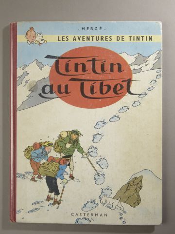 null HERGÉ. The Adventures of Tintin - Tintin in Tibet. Casterman, 1960.

Album in-4,...
