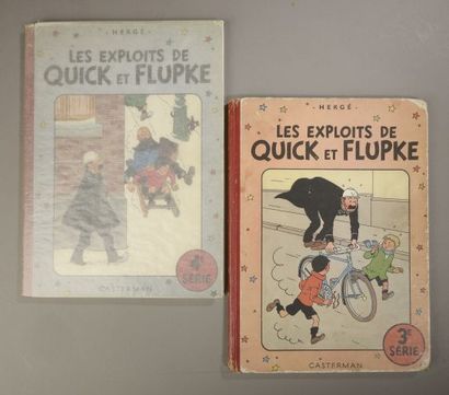null HERGÉ. Les exploits de Quick et Flupke - 3eme et 4eme série. S.l., Casterman,...