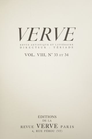null CHAGALL (Marc). Bible. Paris. Éditions de la revue Verve, 1956.

In-folio, numéro...