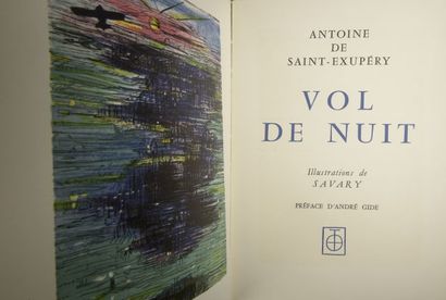 null SAINT-EXUPERY (Antoine de). Ensemble de 6 volumes in-4 sous emboîtage éditeur,...