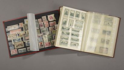 null Stamps : Lot of vignettes and miniature stamps of France. 

Two albums.



Expert...