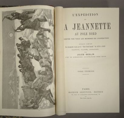 null GESLIN (Jules). L'expédition de la Jeannette au Pôle nord racontée par les membres...