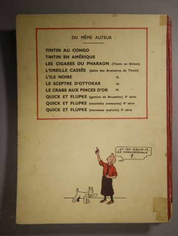 null HERGÉ. The Adventures of Tintin - The Blue Lotus. Éditions Casterman, 1941.

Album...
