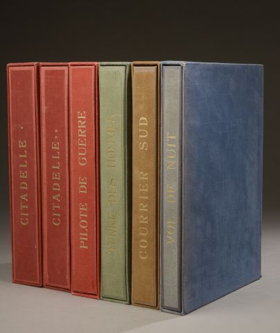 SAINT-EXUPERY (Antoine de). Set of 6 volumes...