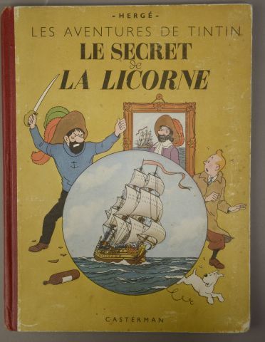 null HERGÉ. The Adventures of Tintin - The Secret of the Unicorn. Edition Casterman,...