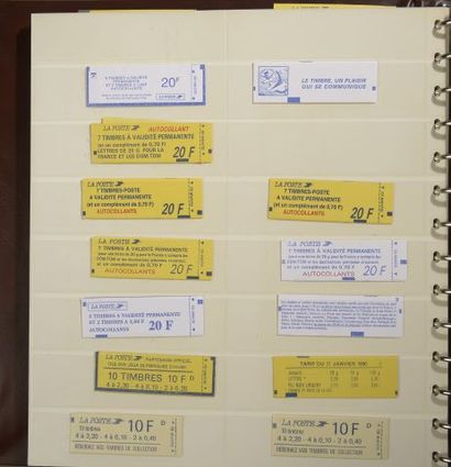 null Timbres : Carnets + BF + Roulettes + Marianne dont autoadhésifs, multiple important...