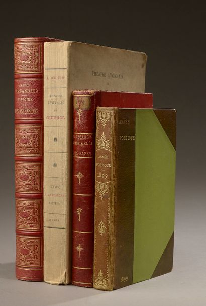 null Set of 4 books including :



- TISSANDIER (Gaston), Histoire de mes ascensions...