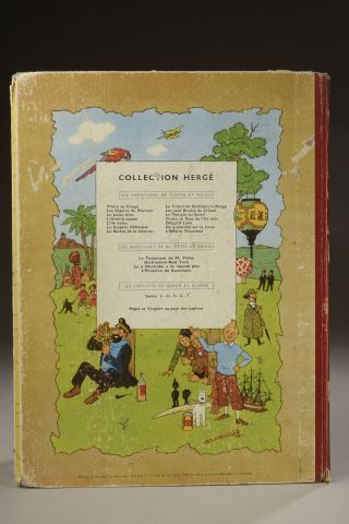 null HERGÉ. Les Aventures de Tintin. Ensemble de 5 volumes comprenant :



- HERGÉ....