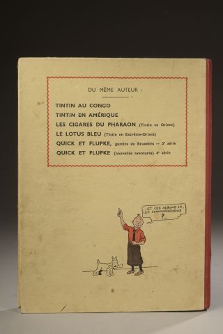 null HERGÉ. Les aventures de Tintin reporter - L'oreille cassée. Éditions Casterman,...