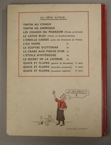 null HERGÉ. Les Aventures de Tintin - Le secret de la Licorne. Édition Casterman,...