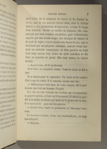 null FLAUBERT (Gustave). Madame Bovary. Paris, M. Lévy, 1857. 

2 tomes en un volume...