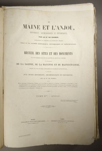 null WISMES (Olivier de). Le Maine et l'Anjou historiques, archéologiques et pittoresques....