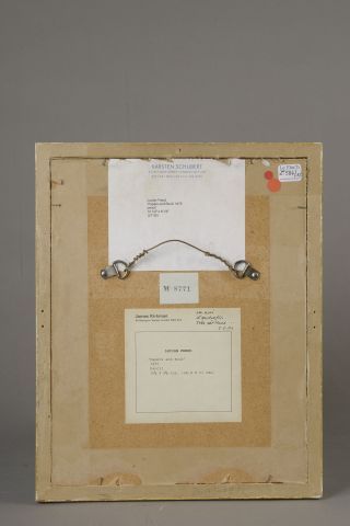 null Lucien FREUD (1922-2011).

Papers and book, 1975.

Crayon sur feuille de carnet.

Au...