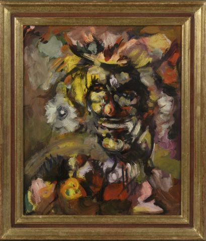 null Eduardo PISANO (1912-1986).

Le clown.

Huile sur papier marouflé sur carton...