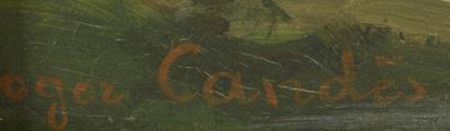 null 
Roger-Lucien CANDES (1907-1972).




Paysage de campagne aux grands arbres.




Huile...