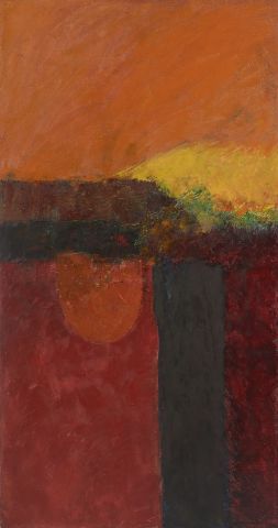 null Jeanine ECHARD (1935-2016).

"Untitled, n°815".

Oil on canvas signed in the...