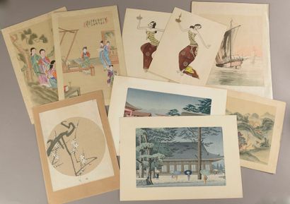 null Ketut RUDIN (1920-2002).

Danseuses balinaises.

Deux aquarelles sur papiers...