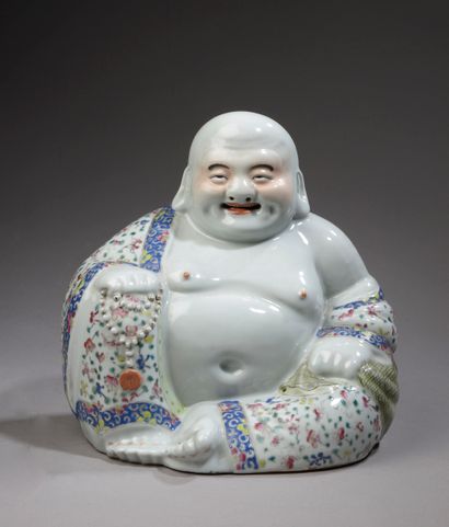 null CHINE - Epoque de la République - MINGUO (1912-1949).

Statuette de Budai en...