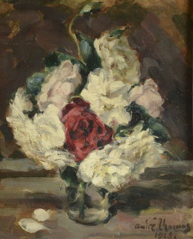 André THOMAS (XXe siècle).

Bouquet de fleurs.

Huile...