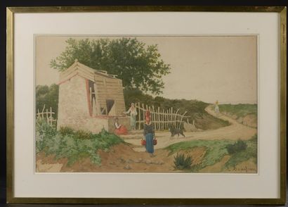 null Emile BOUISSON (1830-?).

The water carriers.

Watercolour signed lower right...